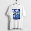 Original Jonathan Taylor Indianapolis Colts Football Number 28 Skyline Cartoon