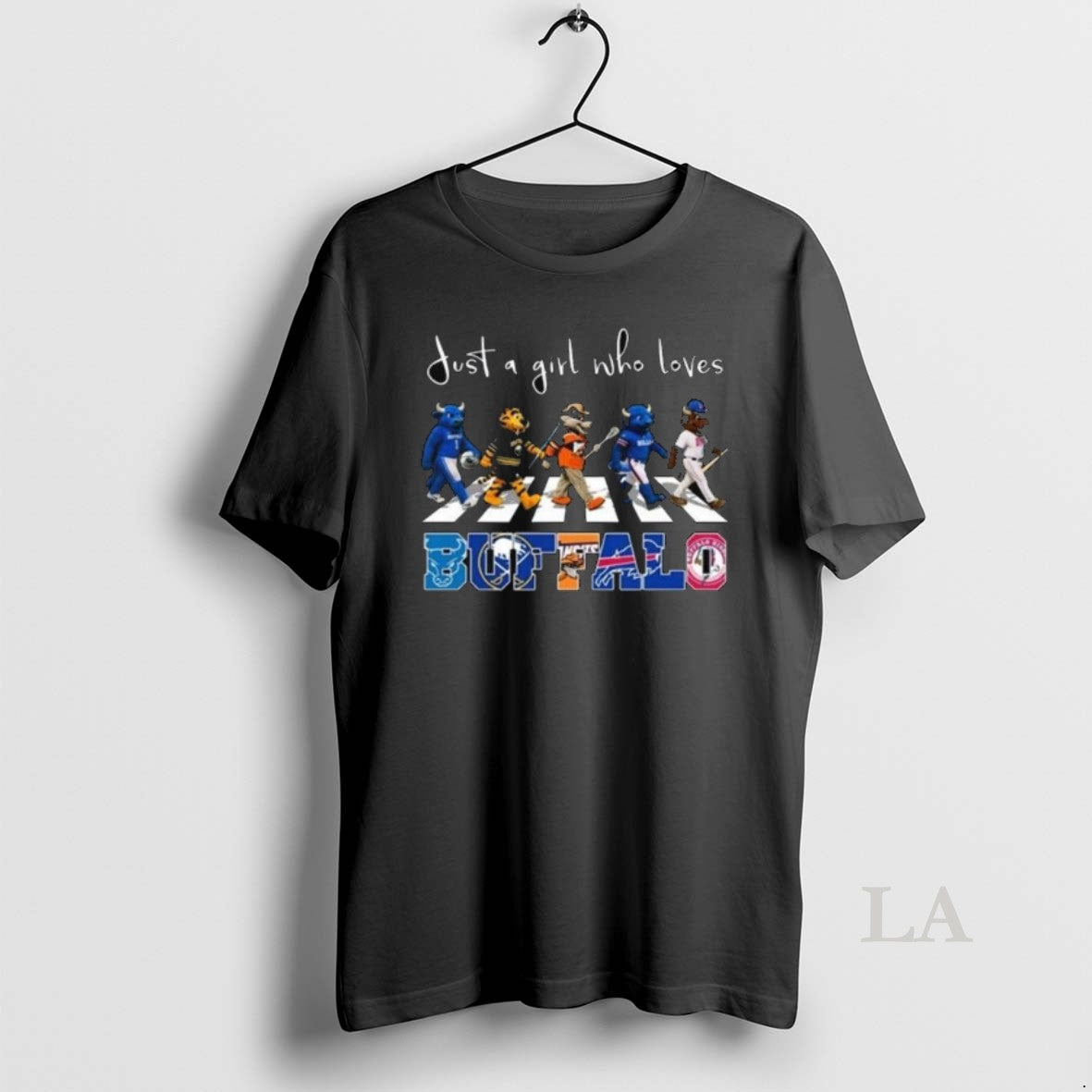 Original Just A Girl Who Loves Mascot Buffalo City Sports All Team 2025 Long Sleve