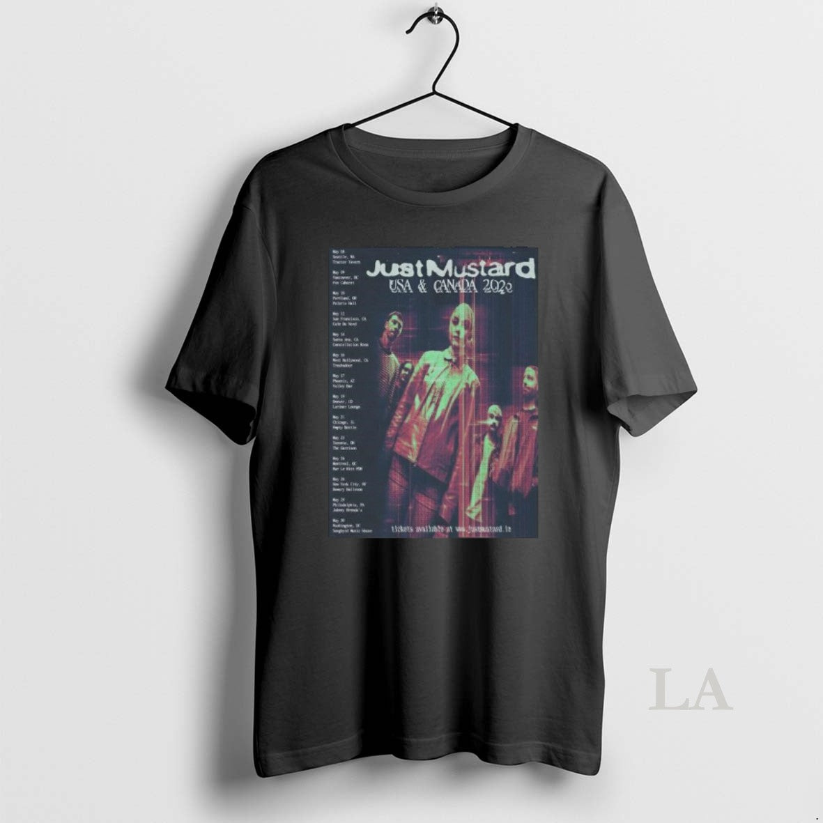 Original Just Mustard American And Canada Tour 2026 Long Sleve