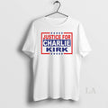 Original Justice For Charlie Kirk White