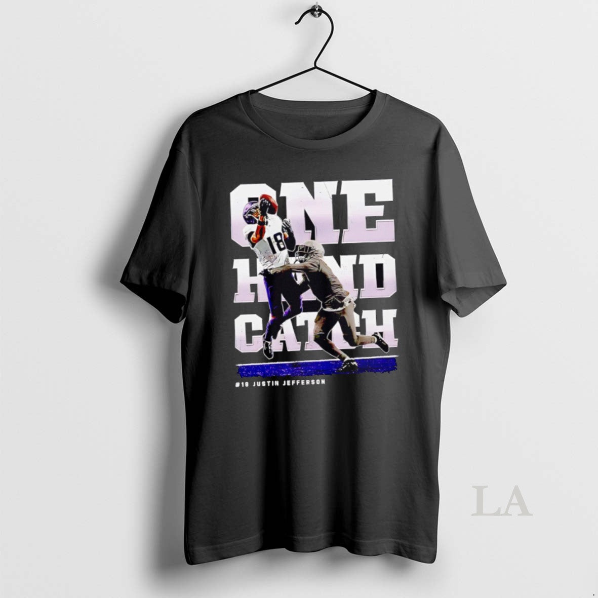 Original Justin Jefferson Minnesota One Hand Catch Retro