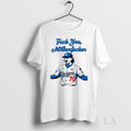 Original Justin Wrobleski 70 Los Angeles Dodgers Fck You Motherfcker Circle