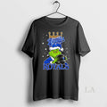 Original Kansas City Royals Baseball Grinch Holding Helmet Christmas