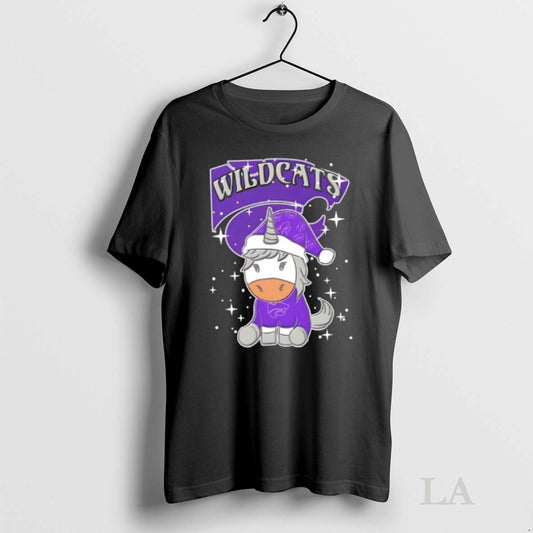 Original Kansas State Wildcats Football X Unicorn Merry Christmas