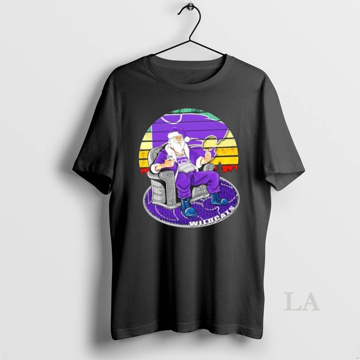 Original Kansas State Wildcats X Santa Claus Christmas Vintage