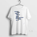 Original Kershaw Shohei Miggy Ro Snell Freddie Los Angeles Dodgers Baseball World Champs Acrostic Mlb