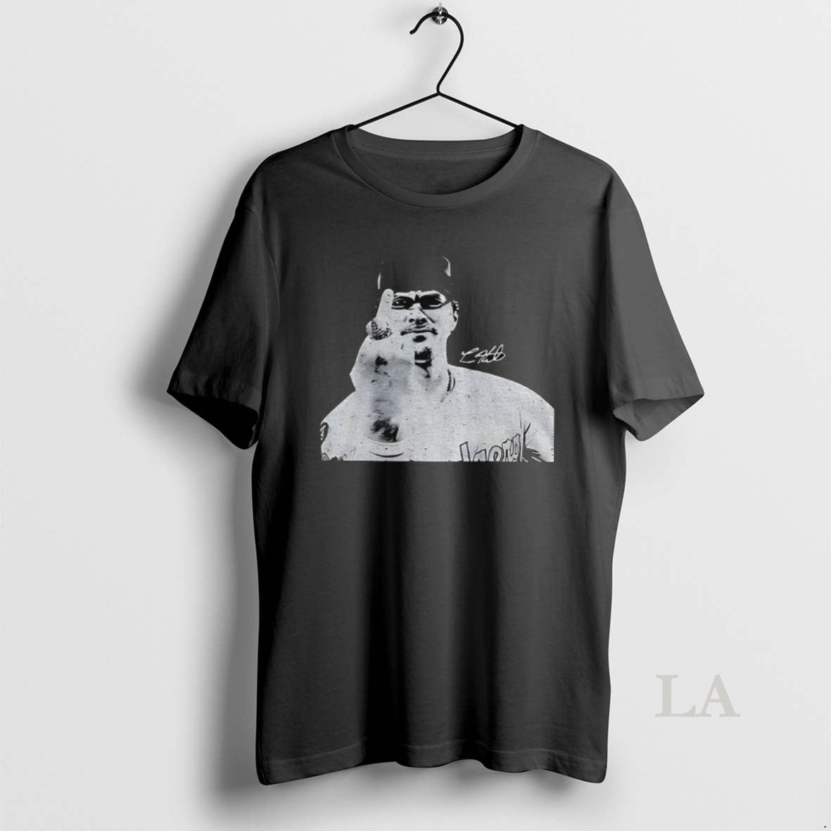 Original Kike Hernandez Funny Middle Finger Signed