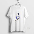 Original Kike Hernandez Los Angeles Dodgers 18 Pitcher Graphic