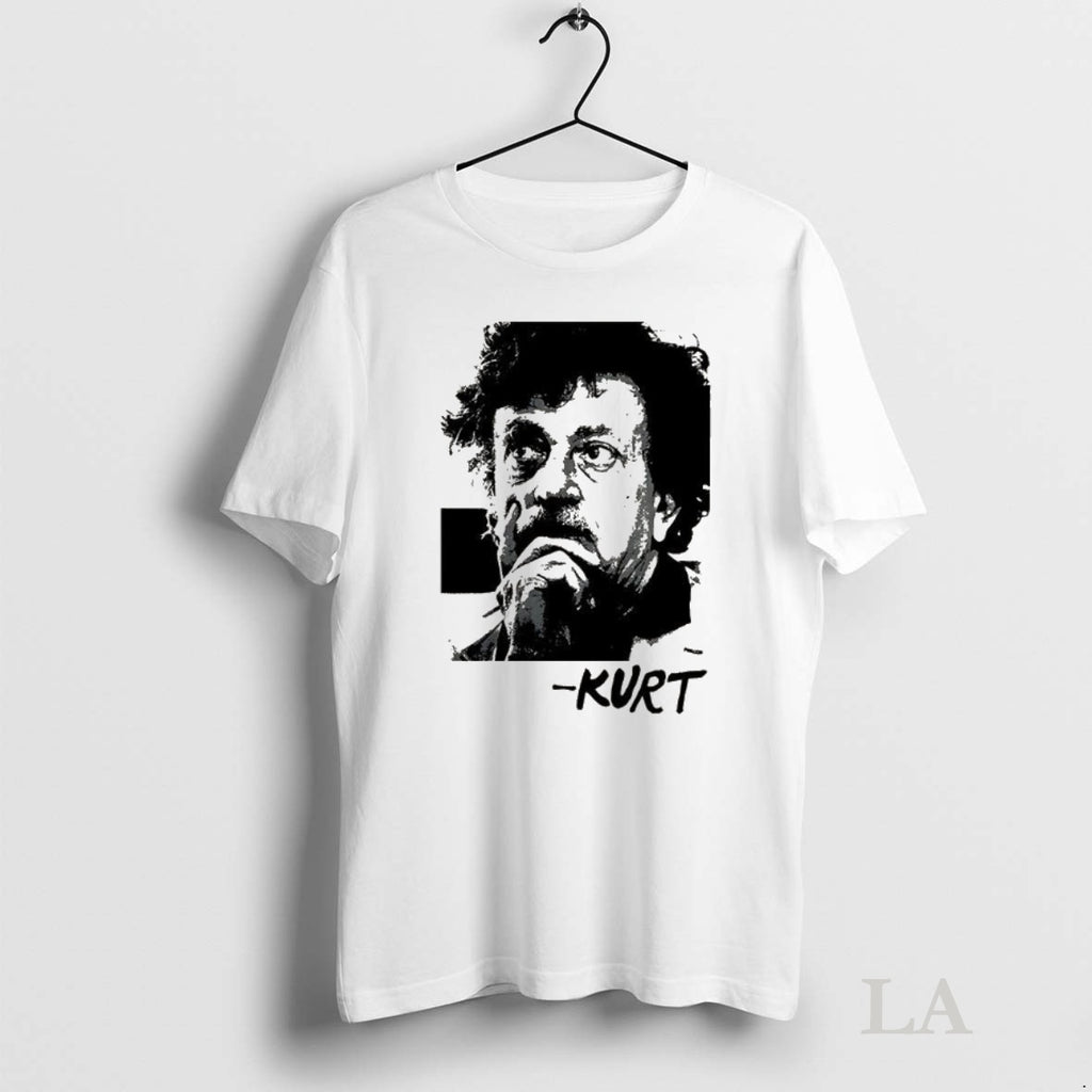 Original Kurt Vonnegut Portrait Tribute Retro