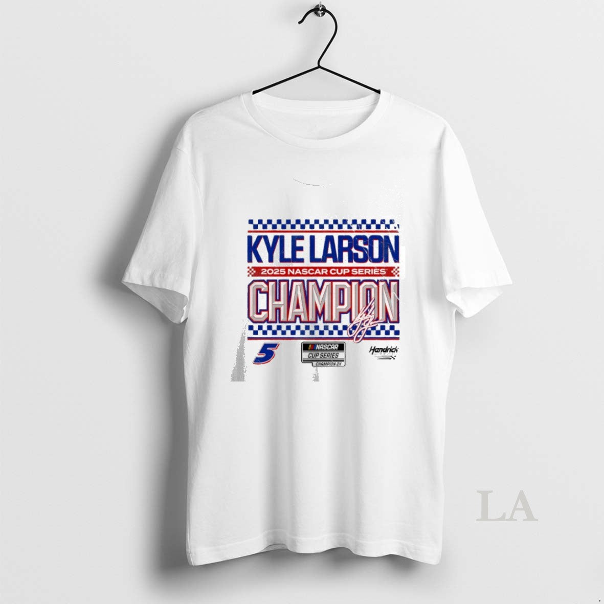Original Kyle Larson Hendrick 2025 Nascar Cup Series Champion Hendrick Motorsports Checkered