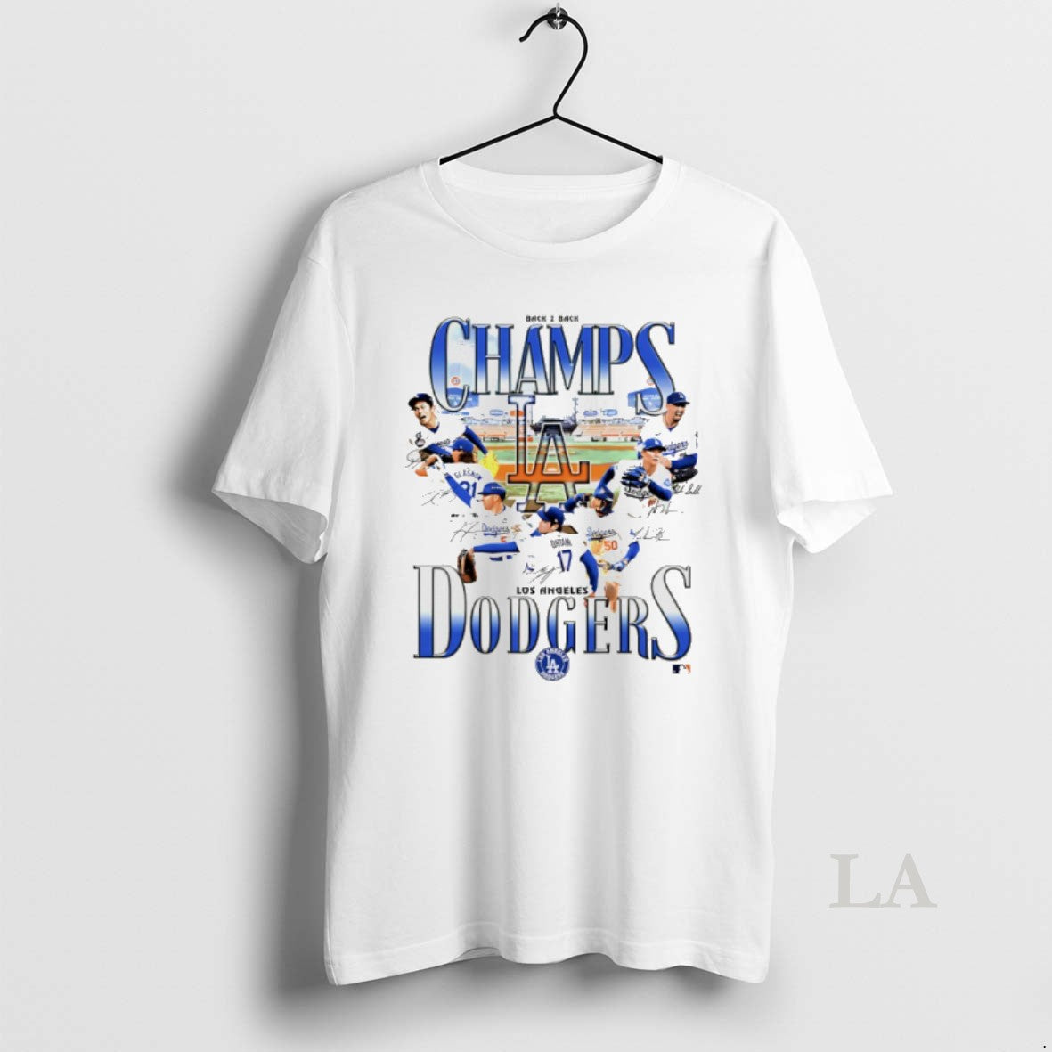 Original La Dodgers 2025 World Series Champions Back To Back Graphic