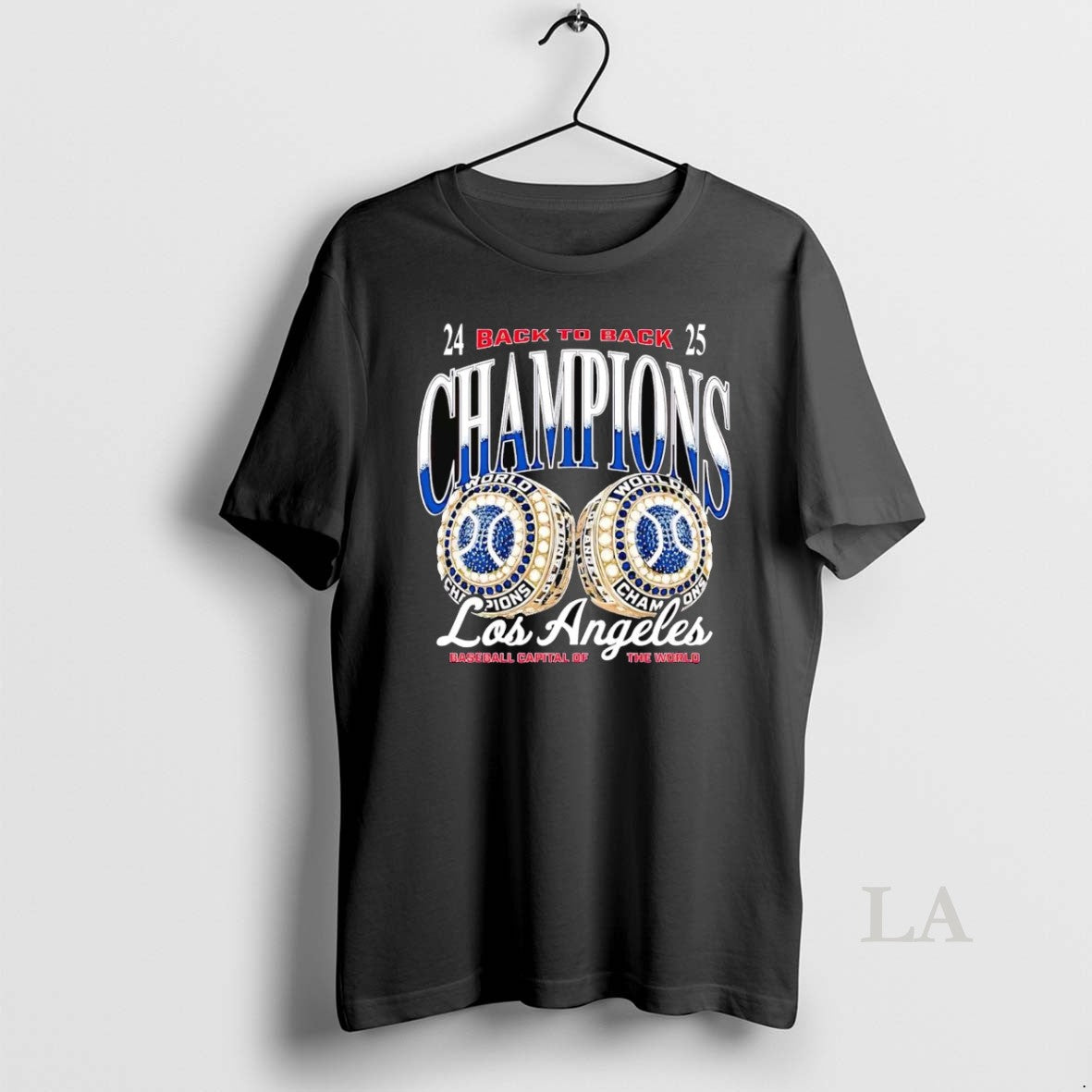 Original La Dodgers 2025 Back To Back Rings Champions