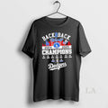 Original La Dodgers 9 Time World Series Champions 2025 Back To Back City Skyline
