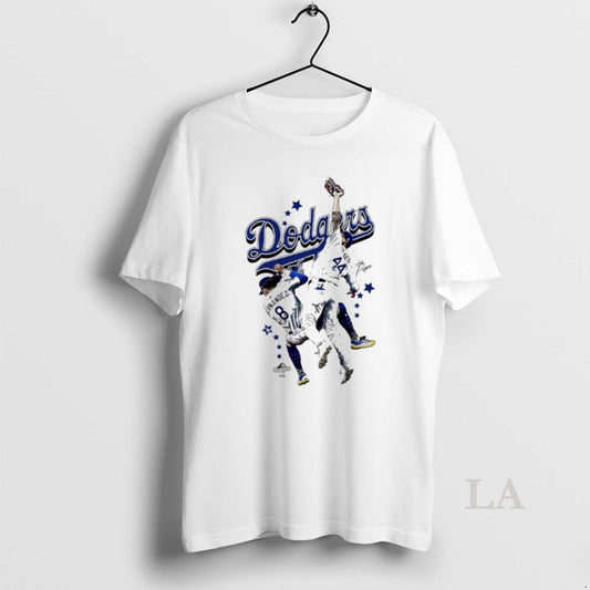 Original La Dodgers Andy Pages And Enrique Hernandez 2025 World Series Champs Signatures