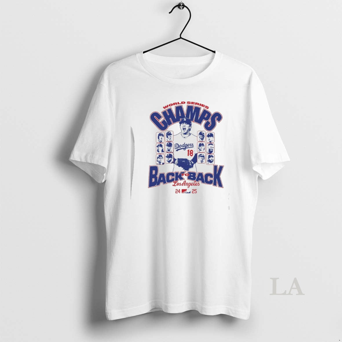 Original La Dodgers Back To Back 24 25 World Series Champs