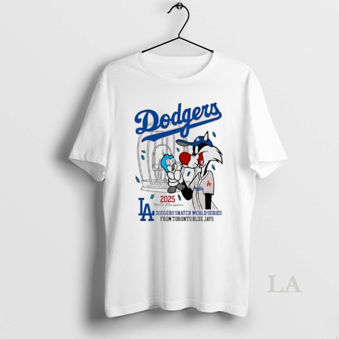 Original La Dodgers Snatch World Series From Toronto Blue Jays Mascot 2025