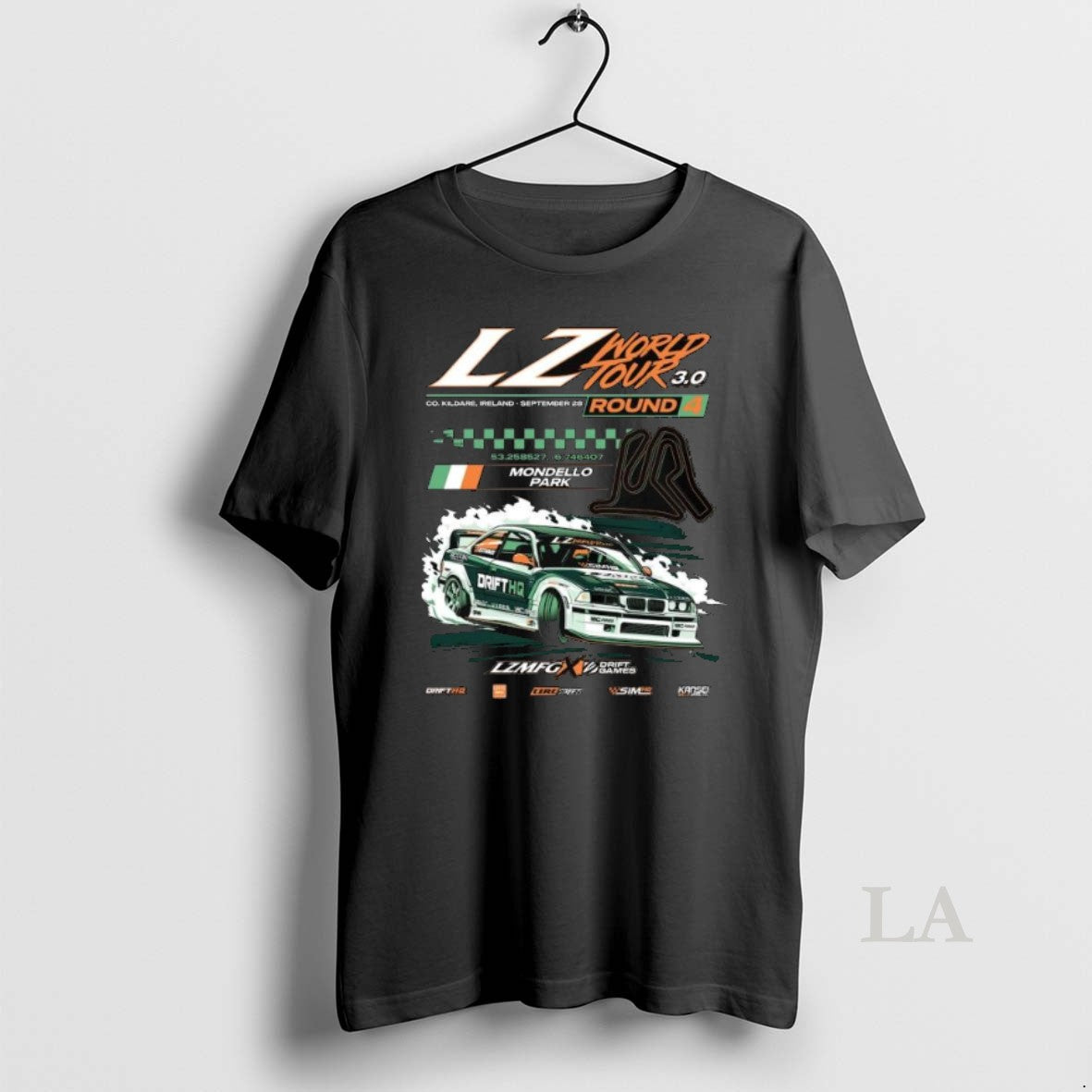 Original Lzmfg X Drift Games Lzwt World Tour Mondello Park Ireland Event 2025 Long Sleve