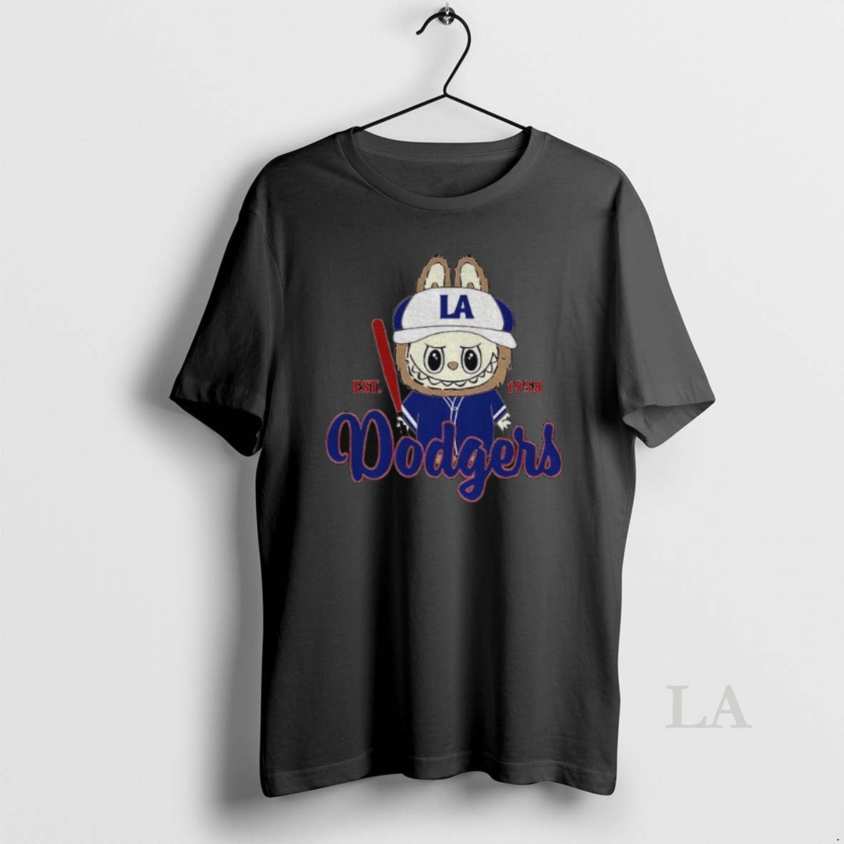 Original Labubu Los Angeles Dodgers Est 1958 Mlb Baseball World Series Game Day