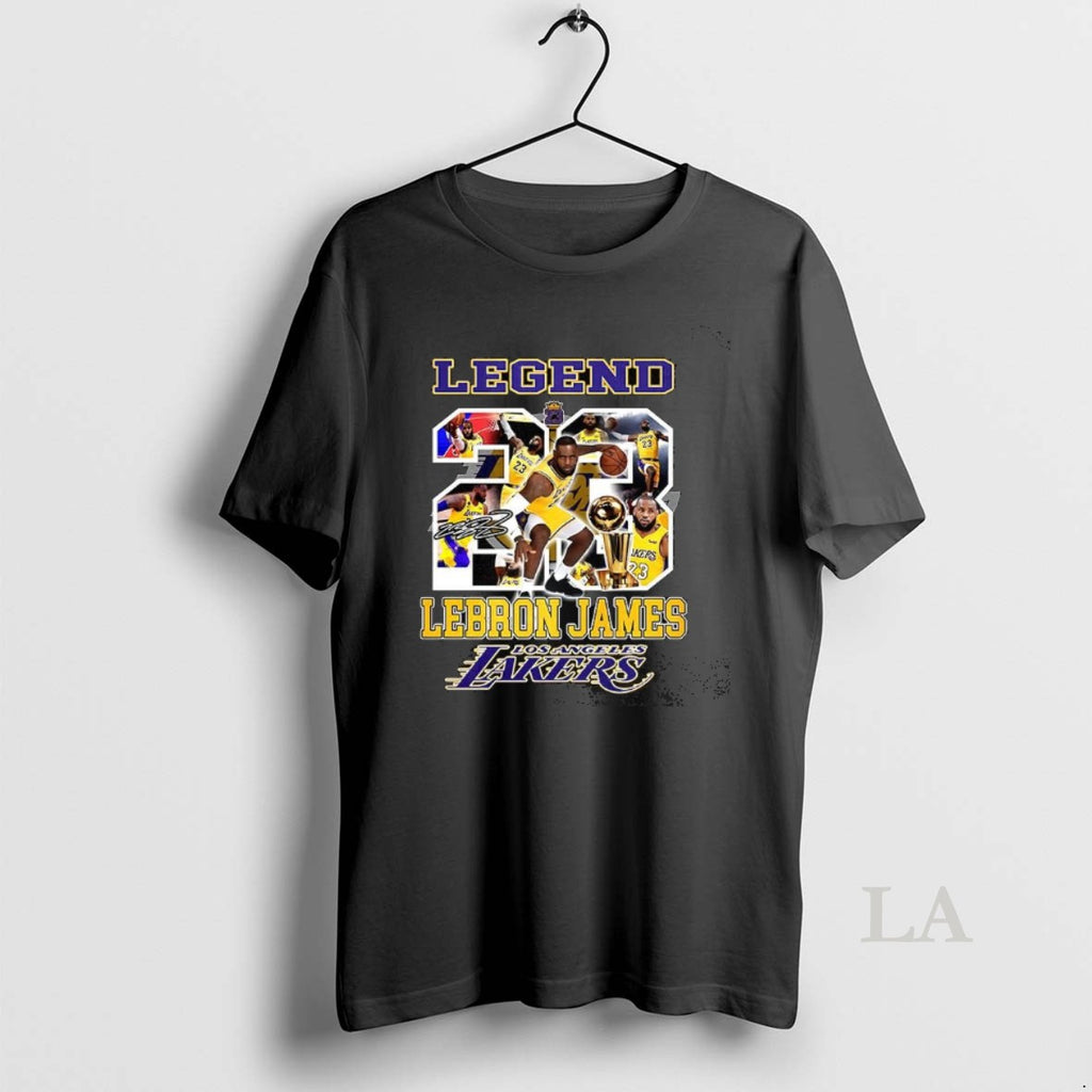 Original Legend Lebron Lakers Los Angeles Number 23 Collage Signature