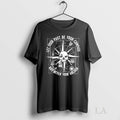 Original Let Your Past Be Your Compass But Never Your Anchor Skull Compass