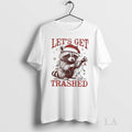 Original Lets Get Trashed Christmas Raccoon