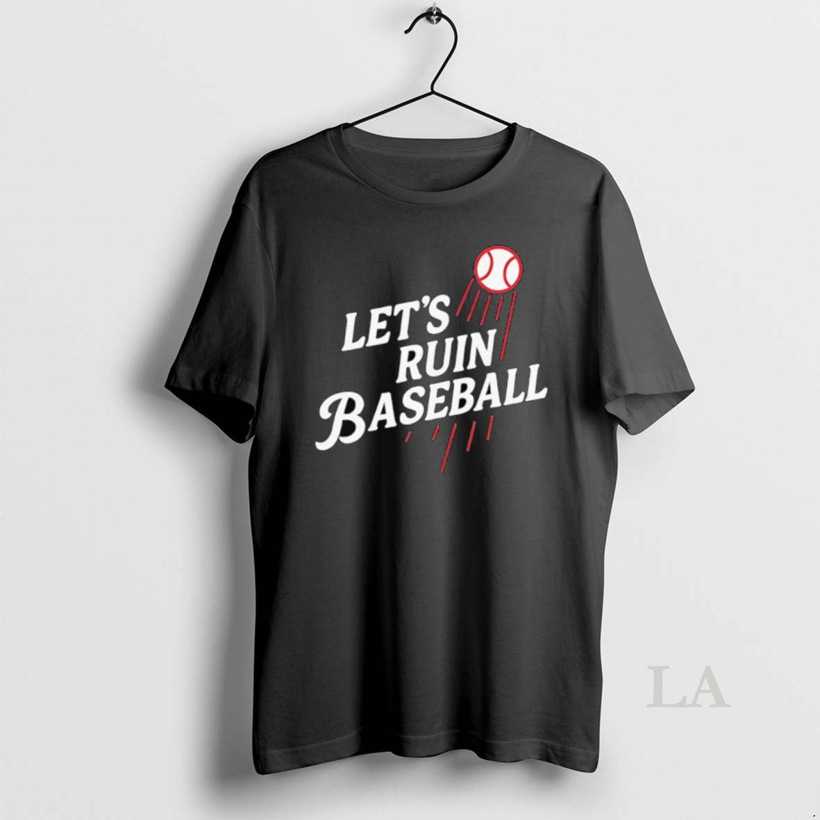 Original Lets Ruin Baseball La Baseball Collection Logo