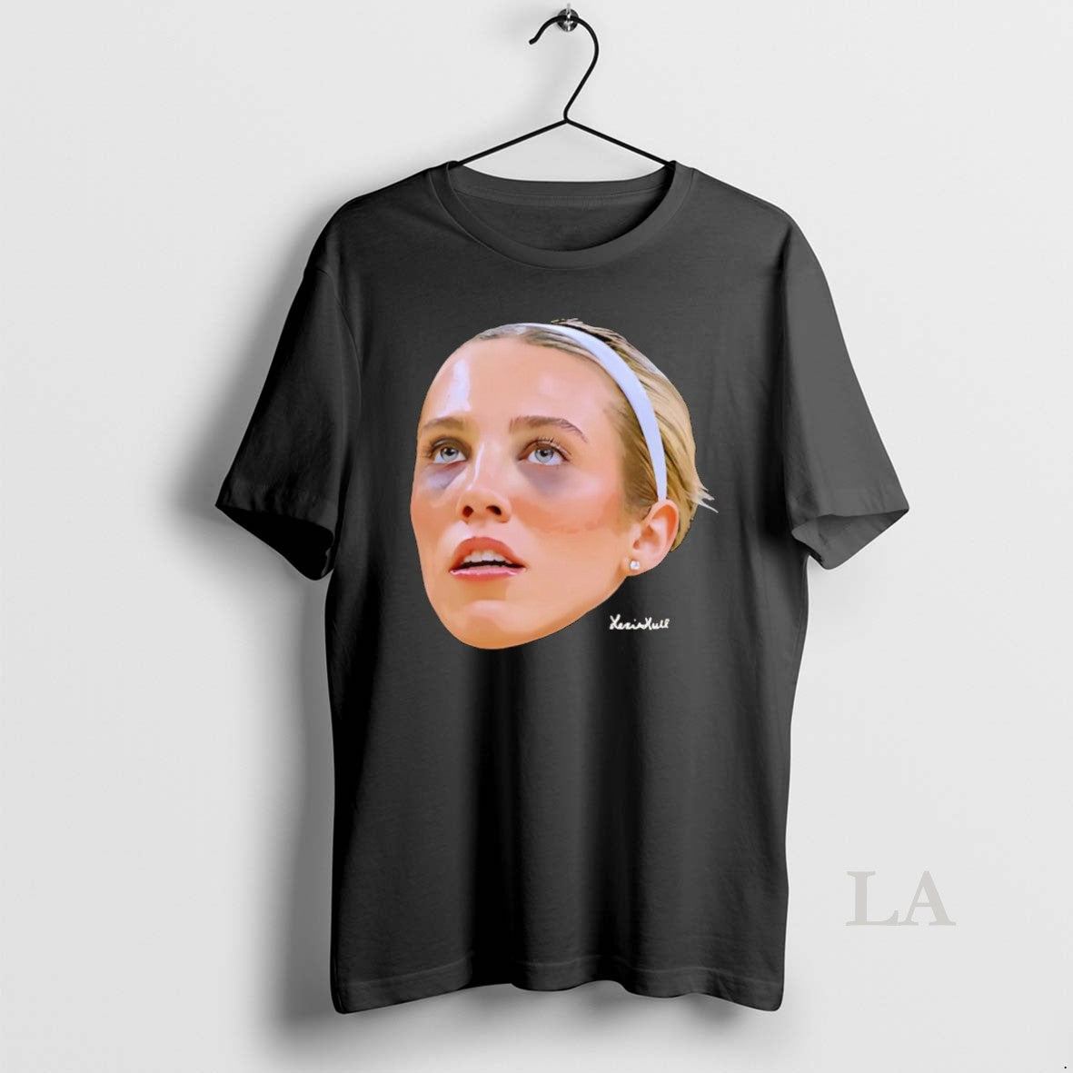 Original Lexie Hull Black Eyes Portrait Indiana Fever
