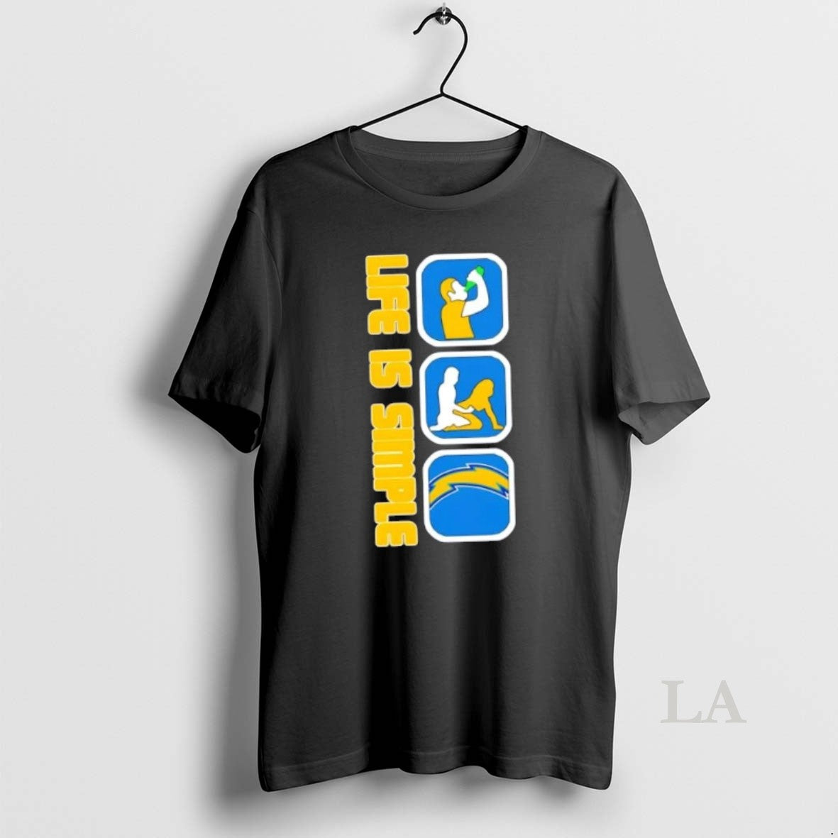 Original Los Angeles Chargers Football Life Is Simple