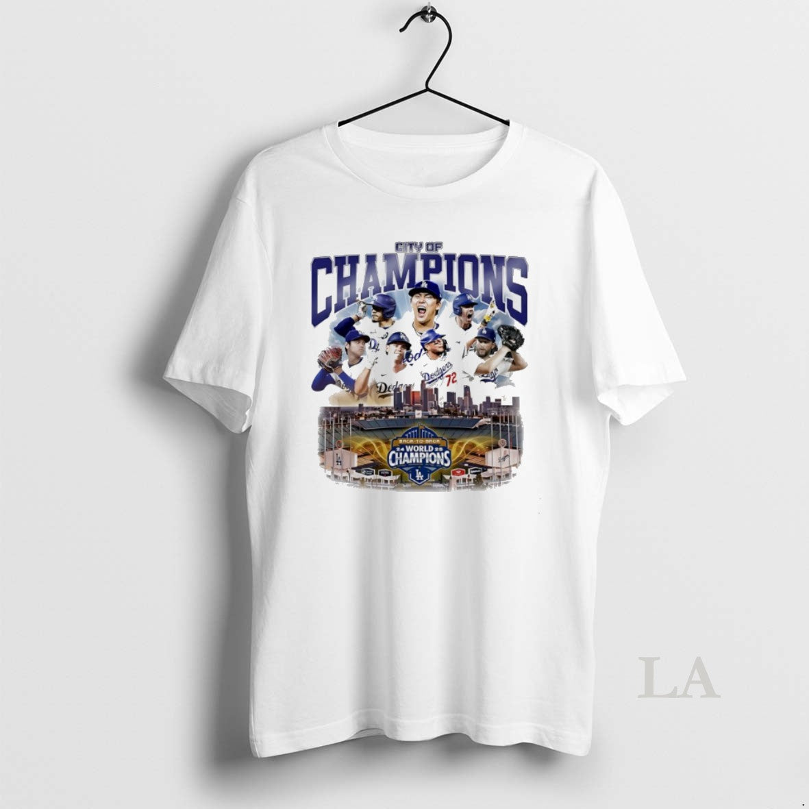 Original Los Angeles City Of Champions World Series 2025 Vintage