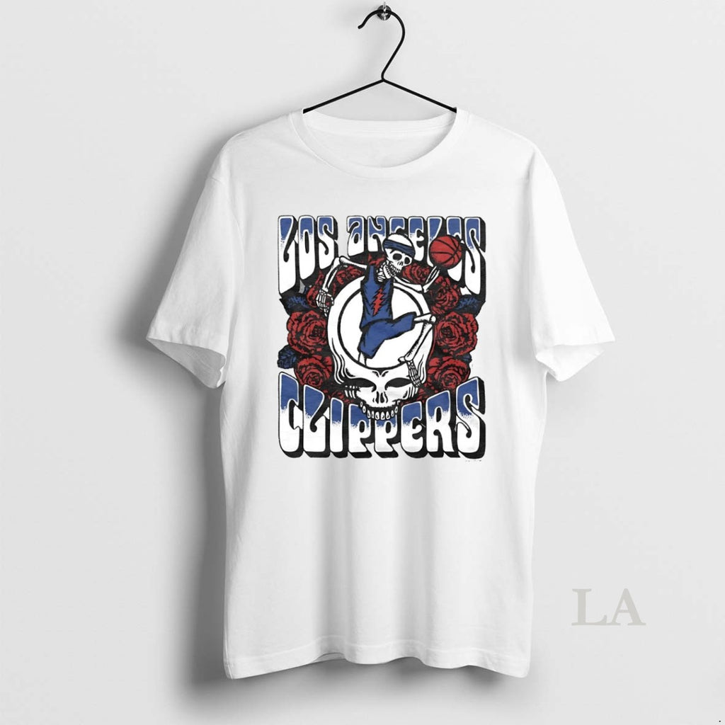 Original Los Angeles Clippers Grateful Dead Skull