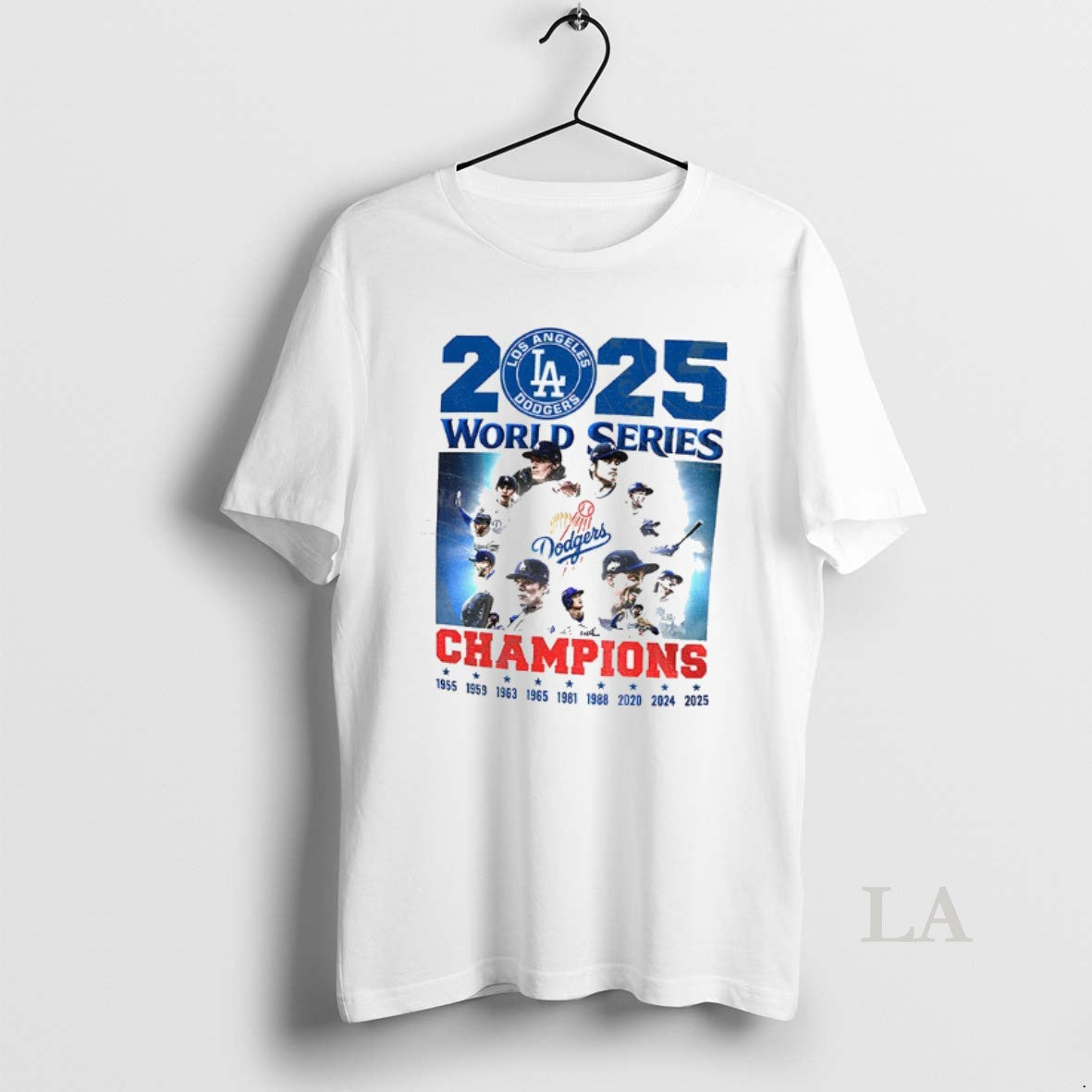 Original Los Angeles Dodgers 2025 Back To Back World Series Champions 1955 2025