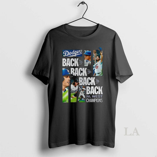 Original Los Angeles Dodgers 2025 Nl West Division Champions Back To Back To Back