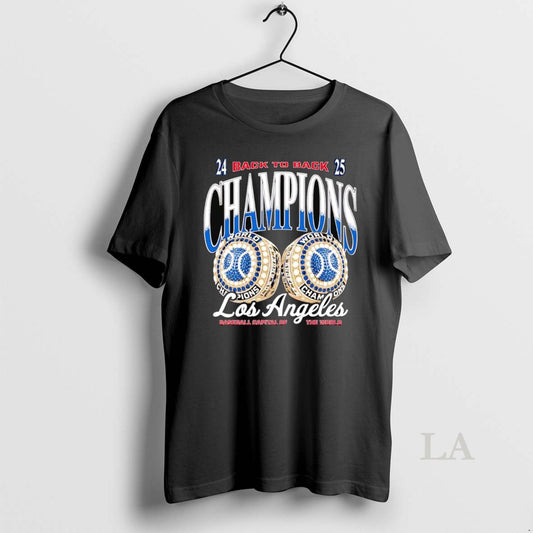 Original Los Angeles Dodgers 2025 Back To Back Champions Capital Of The World