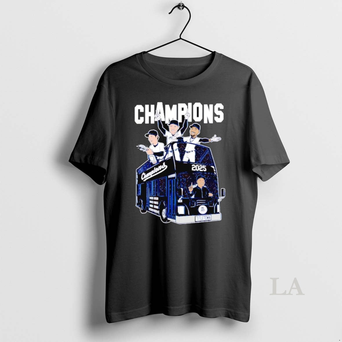 Original Los Angeles Dodgers 2025 World Champions Players Title Town