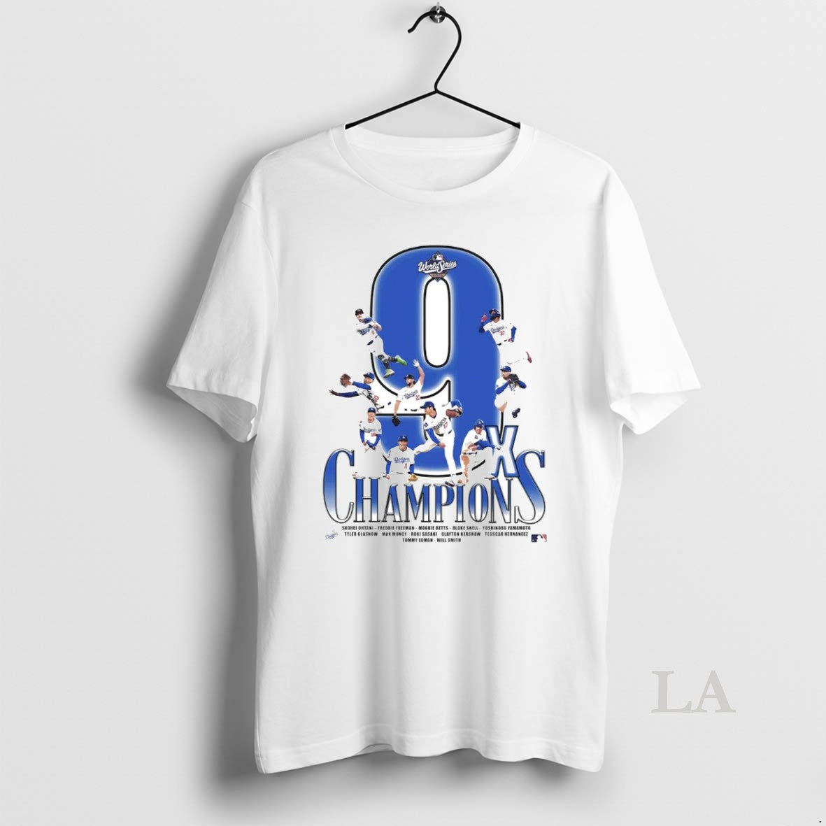 Original Los Angeles Dodgers 9x World Series Champions