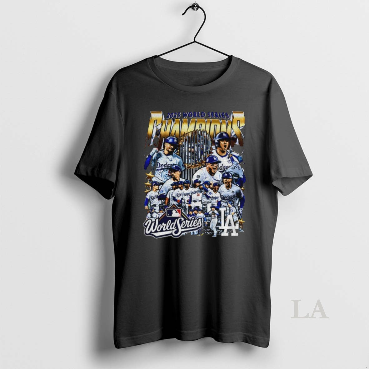 Original Los Angeles Dodgers All Team 2025 World Series Champions Cup Graphic