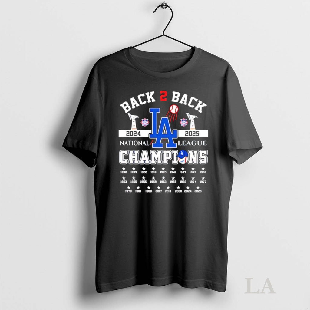 Original Los Angeles Dodgers B2b 2024 2025 National League Champions