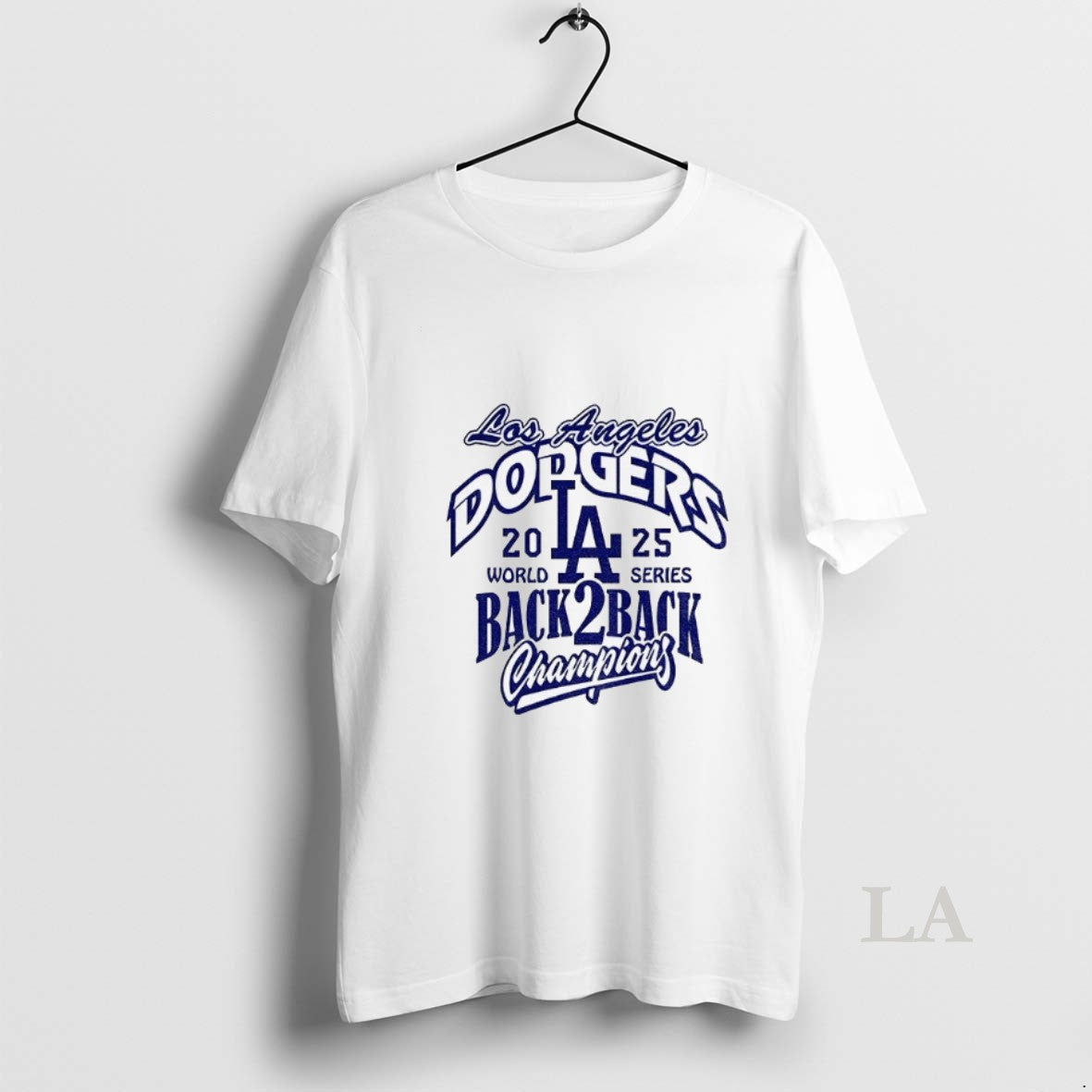 Original Los Angeles Dodgers Back 2 Back 2025 World Series Champions Mlb Logo