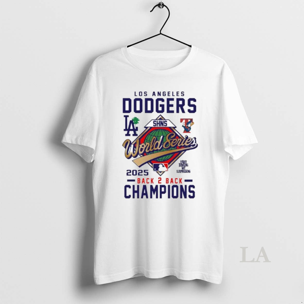 Original Los Angeles Dodgers Back 2 Back Champions Shns World Series