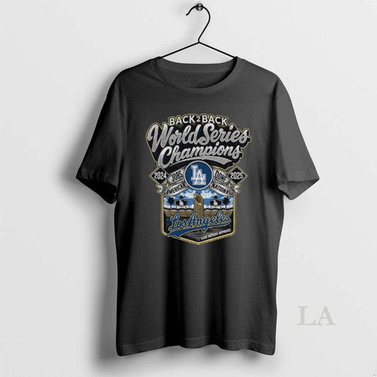 Original Los Angeles Dodgers Back 2 Back World Series Champions Jobs American Done National Side