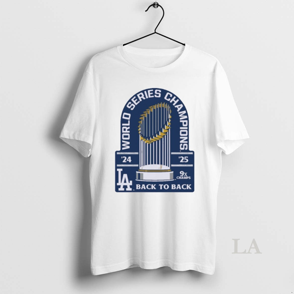 Original Los Angeles Dodgers Back To Back World Series Champions 9x Champs