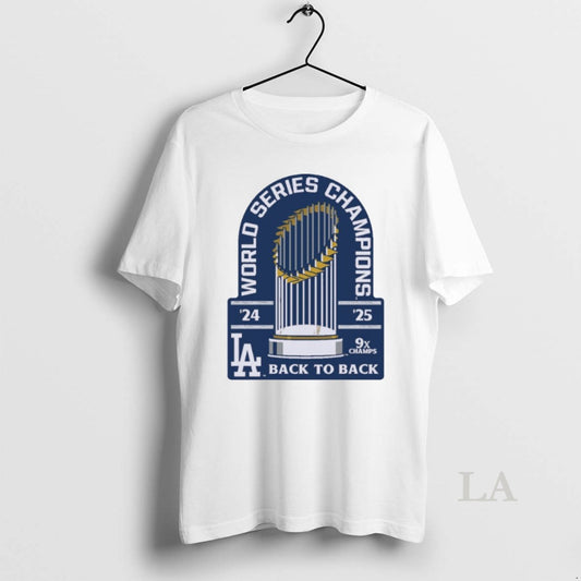 Original Los Angeles Dodgers Back To Back World Series Champions 9x Champs