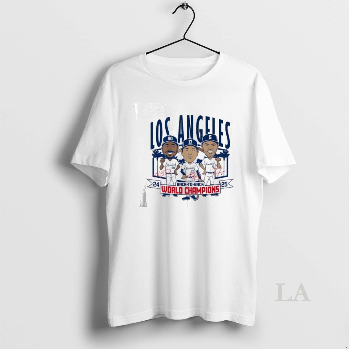 Original Los Angeles Dodgers Back To Back 2024 2025 World Champs Mookie Shohei And Freddie