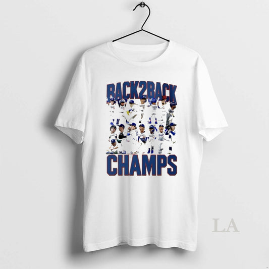 Original Los Angeles Dodgers Back2back Mini Champs Graphic