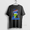 Original Los Angeles Dodgers Baseball Grinch Holding Helmet Christmas
