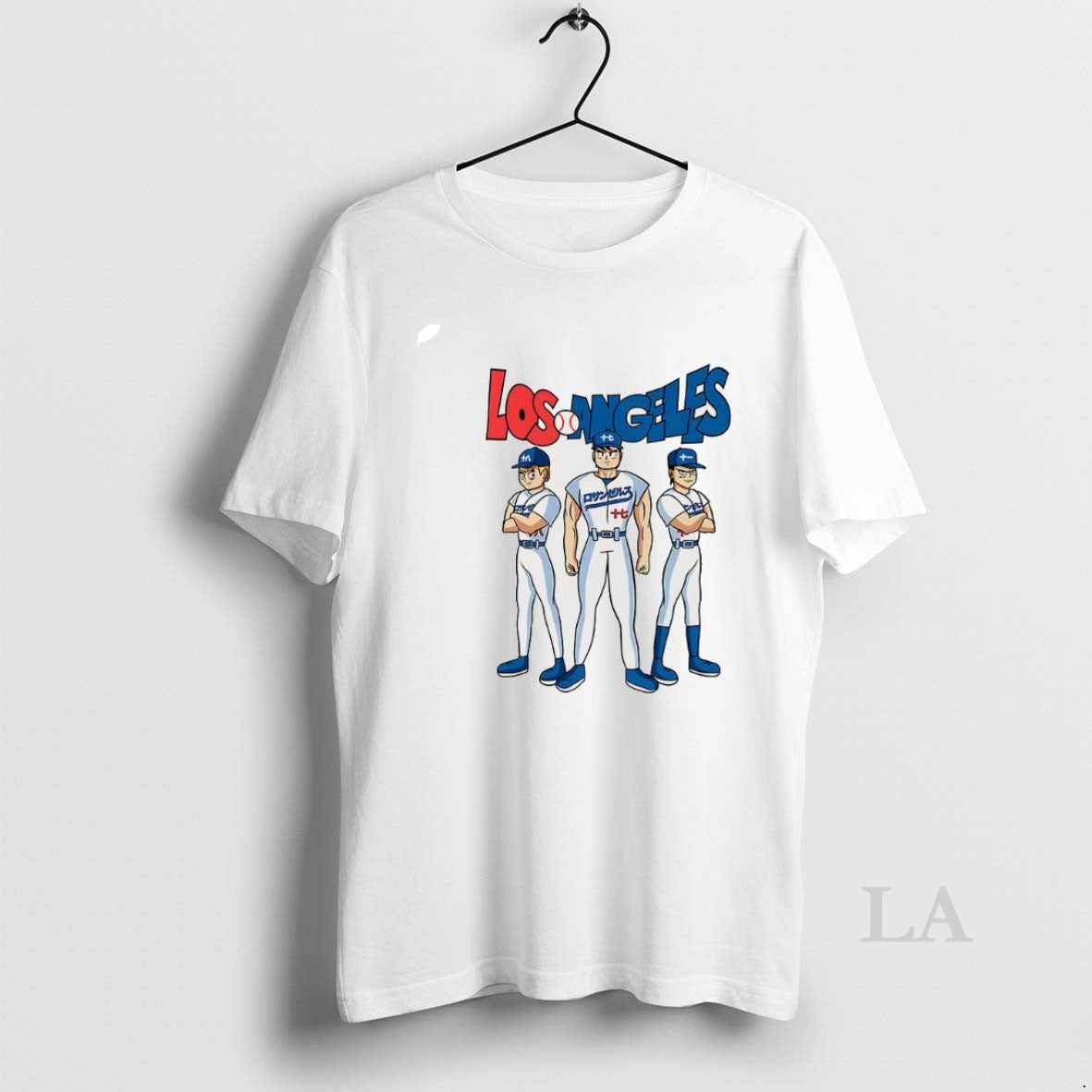 Original Los Angeles Dodgers Baseball Z X Dragonball Anime Player