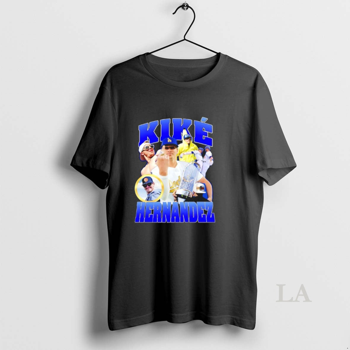 Original Los Angeles Dodgers Enrique Hernandez 2025 World Champs 90s Bootleg