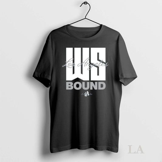 Original Los Angeles Dodgers Mlb 2025 Nlcs Ws World Series Bound Tee Sweater