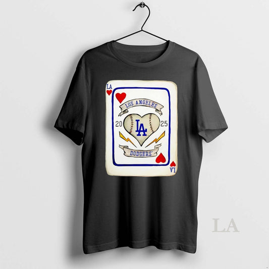 Original Los Angeles Dodgers Mlb 2025 World Series Champions Playing Card