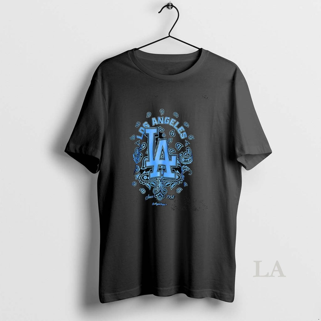 Original Los Angeles Dodgers Mlb 2025 Since 1958 Paisley Pattern